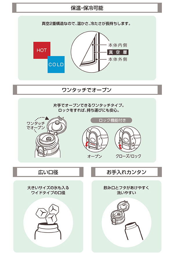 ドウシシャ ふわふわAirワンタッチボトル