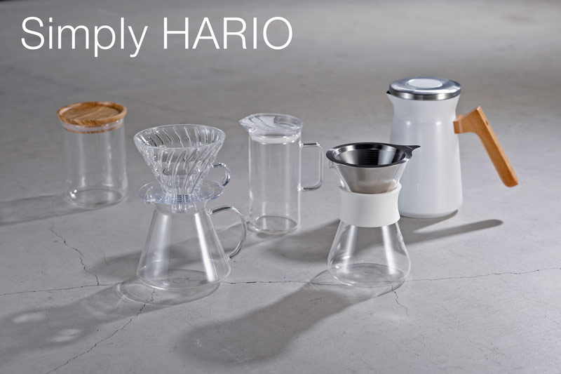 Simply HARIO nI V60 Glass Brewing Kit 1-4tp 600ml S-VGBK-02-T