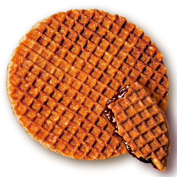 オランダ ハニーキャラメル ワッフル ベルギーチョコレート 30g×20枚 ストロープワッフル