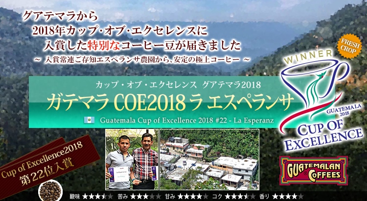ガテマラ COE2018 ラ エスペランサ - Guatemala Cup of Excellence 2018 #22 La Esperanza