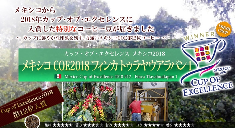 メキシコ COE2018 フィンカ トゥラヤウアラパン 1 - Mexico Cup of Excellence 2018 #12 Finca Tlayahualapan 1