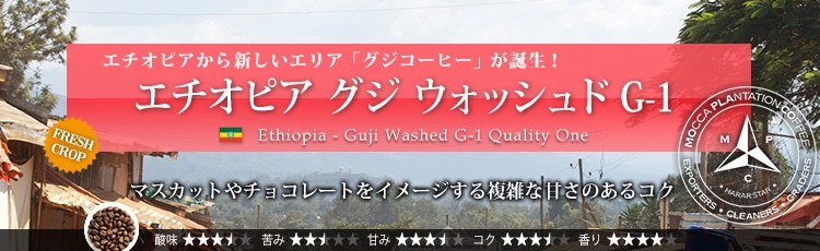 エチオピア グジ ウォッシュド G-1 - Ethiopia Guji Washed G-1 Quality One