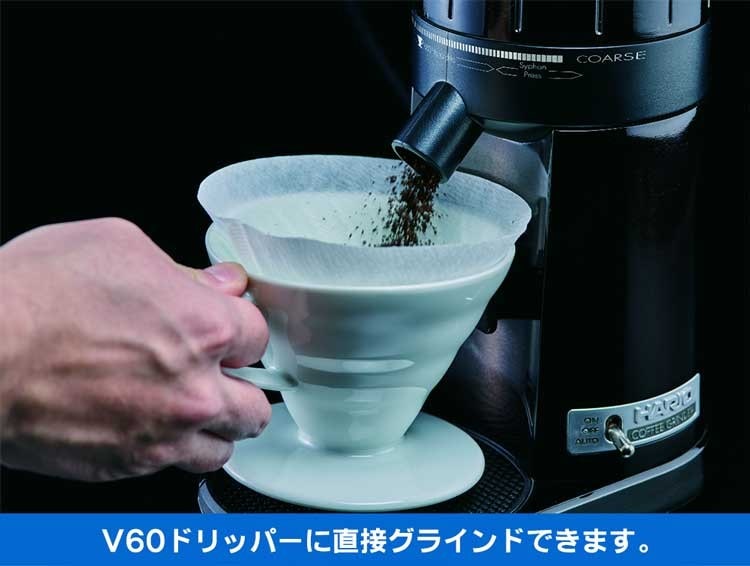 ハリオ V60 エレクトリック コーヒー グラインダー EVCG-8B-J