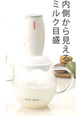 内側から見えるミルク目盛り