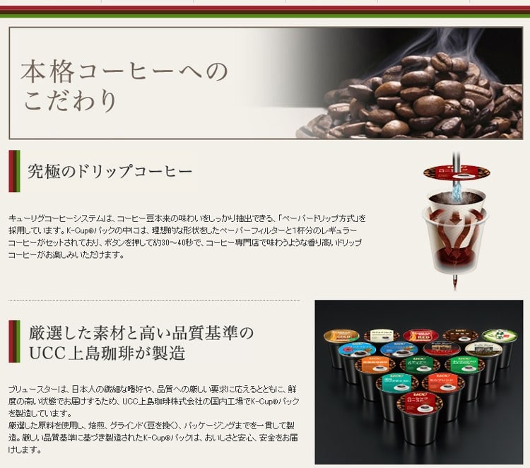 キューリグ ブリュースター Kカップ