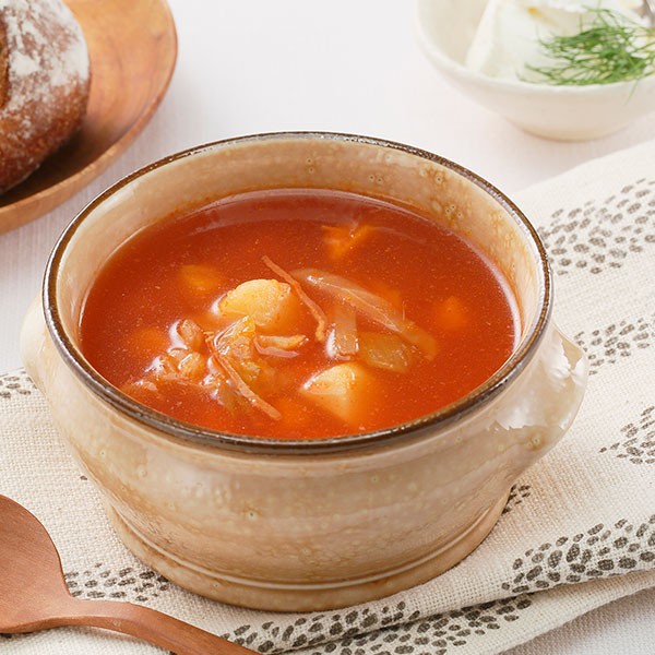 朝のスープシリーズ・野菜たっぷりのボルシチスープ