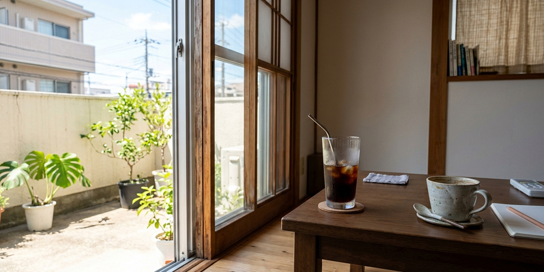 コーヒー、どうする？まだアイスだけ？ホットも飲む？