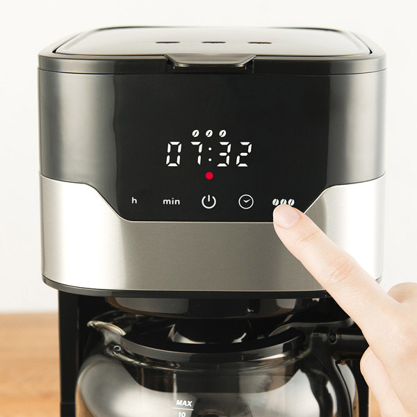 Russell Hobbs10カップ ラッセルホブスグランドリップ　7651JPガラス容器コーヒーメーカー機能