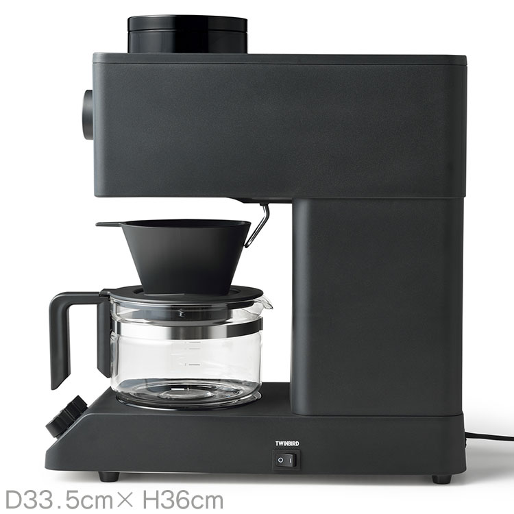ツインバード 全自動コーヒーメーカー ３カップ CM-D457B
