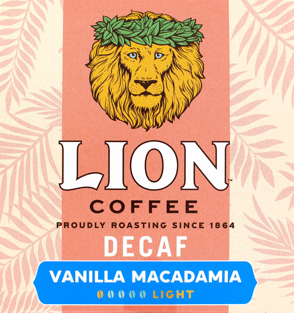 ライオンドリップコーヒー デカフェ バニラマカダミア ドリップバックタイプ カフェインレスコーヒー 10杯分入
