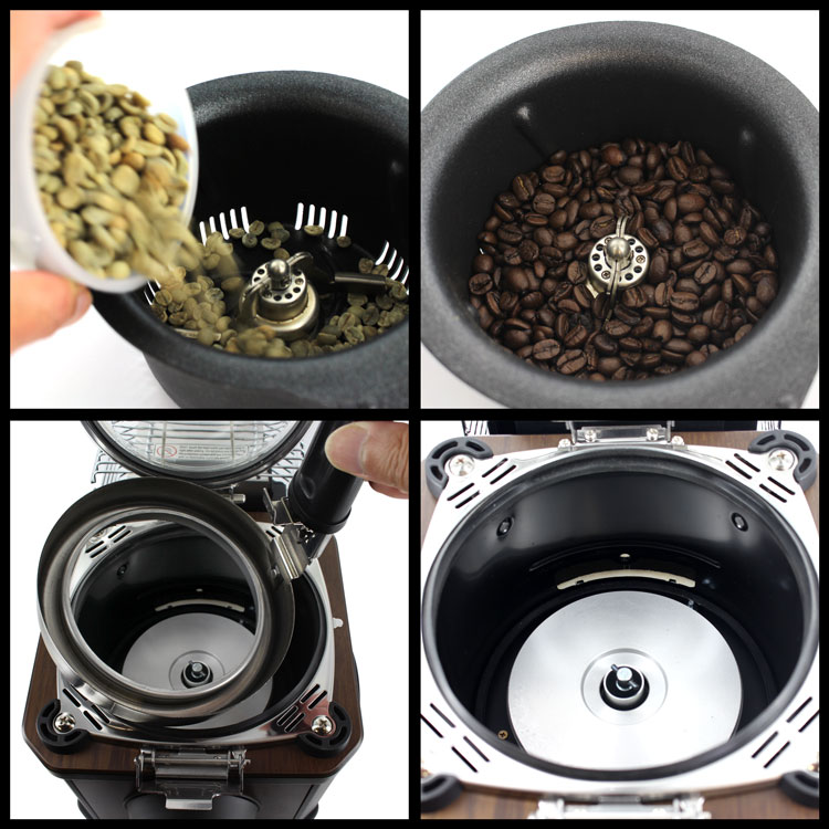電動焙煎機コーヒービーンロースターJ-150CR簡単焙煎