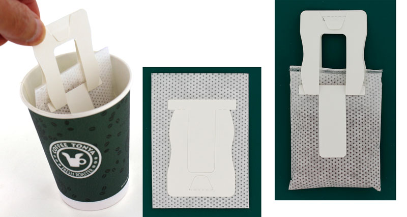 ドリップバック用空袋トートバッグ型