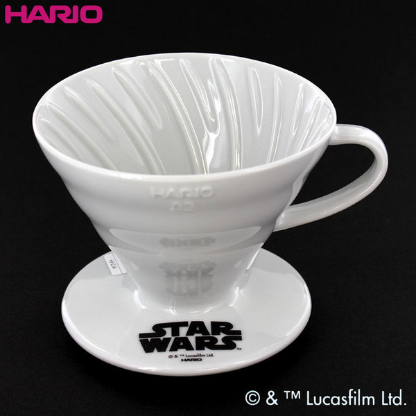 限定品 Hario ハリオ スター ウォーズ V60透過ドリッパー セラミック ホワイト 3vdc 02w Sw 1 4杯用 限定品 Hario ハリオ スター ウォーズ V60透過ドリッパー セラミック ホワイト 3vdc 02w Sw 1 4杯用