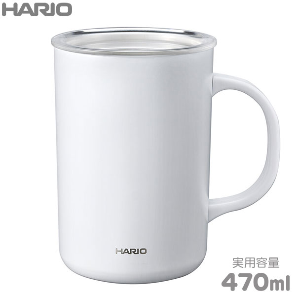 HARIO nI Z~bNR[eBO ^dۉ}O 470ml zCg CMG-470-W