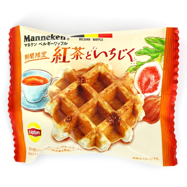 期間限定 マネケン 紅茶といちじく ワッフル 1個