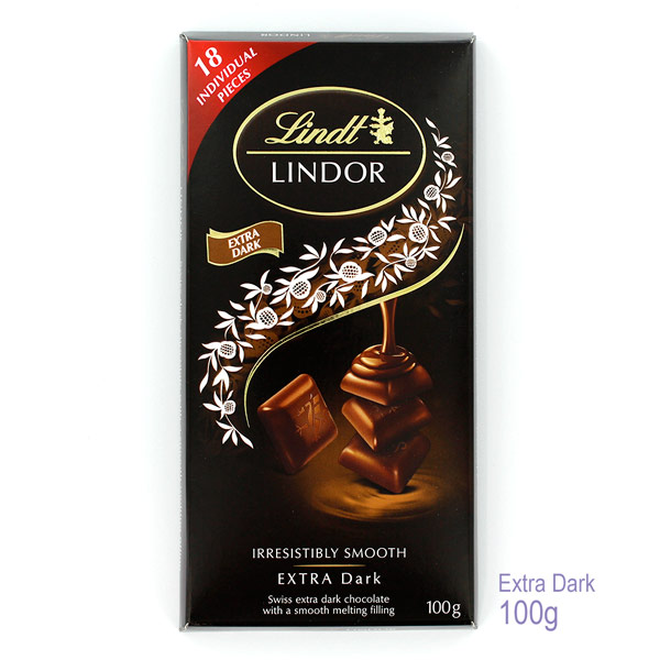 Lindt リンツ 8767 リンドール エキストラビターシングルス 100g Lindt リンツ 8767 リンドール エキストラビターシングルス 100g