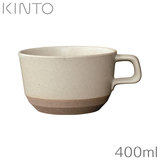 KINTO キントー セラミックラボ CLK-151 ワイドマグ （400ml）ベージュ 29526
