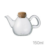 KINTO キントー PLUMP ポット 150ml 25727 耐熱ガラスとコルク蓋の組み合わせ