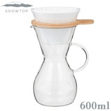 iwaki SNOWTOP コーヒーカラフェ 600ml　K8694T-M 取寄品／日付指定不可