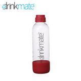 【使用期限2024年4月】DrinkMate 家庭用炭酸飲料 ソーダメーカー ドリンクメイト 専用ボトル Lサイズ レッド DRM0024