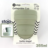 stojo ストージョ SAGE 12oz 355ml シリコン素材の折り畳みマイカップ