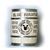 珈琲問屋 オリジナルコーヒー樽 中 (銀帯） M （生豆20kg用） 取寄品／日付指定不可