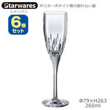 Starwares スターウエアズ ポリカグラス シャンパン用 ６個セット 260ml SW-219191 ポリカーボネイト製の割れない器