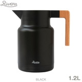 RIVERS リバーズ サーモジャグ キート ブラック 1.2L 真空二重構造ステンレス魔法瓶