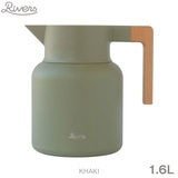 RIVERS リバーズ サーモジャグ キート 1.6L カーキ ラージサイズ 真空二重構造ステンレス魔法瓶