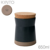 KINTO キントー セラミックラボ キャニスター 650ml ブラック CLK-211 29706