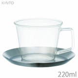 KINTO キントー CAST コーヒーカップ ＆ ソーサー ステンレス 23085