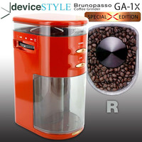 デバイスタイル 電動コーヒーグラインダー GA-1X-R レッド 取寄品／日付指定不可