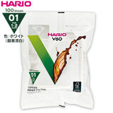 HARIO �n���I V60 01�p �~���t�B���^�[ VCF-01-100W �i�_�f�Y���E�P�O�O���j