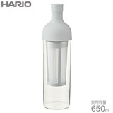 HARIO ハリオ フィルターインコーヒーボトル 650ml ペールグレー FIC-70-PGR