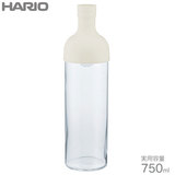 HARIO ハリオ フィルターインボトル 750ml ホワイト FIB-75-W 耐熱ガラスボトル