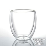 QD ダブルウォールグラス 100ml 小サイズ QD-602W エスプレッソグラス 耐熱グラス