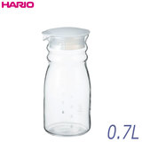 ハリオ フリーポット 0.7L　透明ホワイト FP-7-TW
