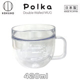 KOKUBO Polka �_�u���E�H�[���}�O 420ml �N���A AS������ ���v�ۍH�Ə�