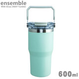 ensemble �A���T���u�� �X�g���[�t�� 2WAY�^���u���[ 600ml �O���[�� ���r���O