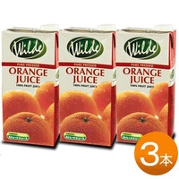 砂糖無添加・水を一滴も加えていない Wild ワイルド オレンジジュース 1000ml（３本）