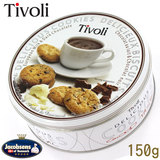 冬季限定 Tivoli ヨーロピアン ミルク&ダーク チョコクッキー缶 150g