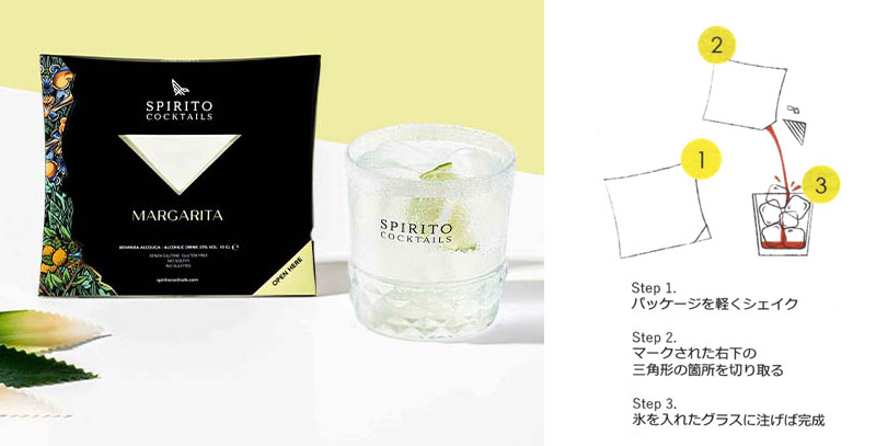 SPIRITO COCKTAILS(スピリト・カクテルズ)プレミックス・ミクソロジーカクテル