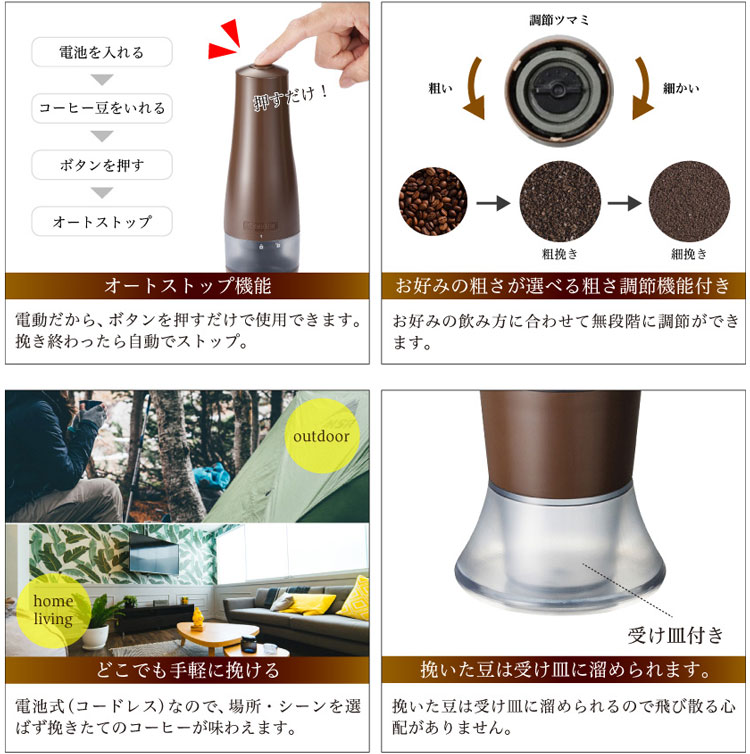 京セラ セラミック 電動コーヒーミル