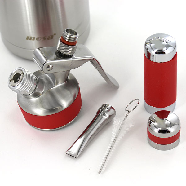 MOSA ナイトロ コーヒーメーカー サーモ 0.5L 赤 CSS9-05 ステンレス真空断熱ボトル 