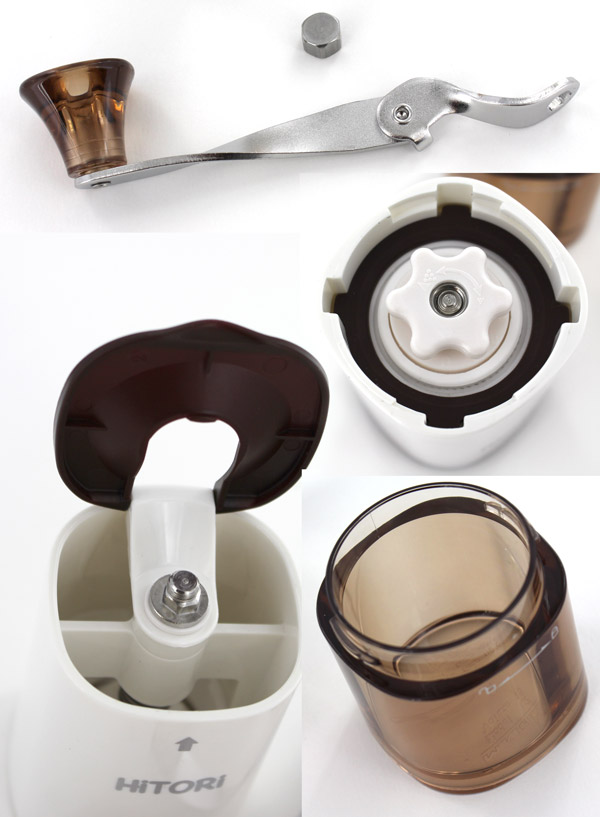 シノスカイ HiTORi ミニ セラミック コーヒーミル 15g