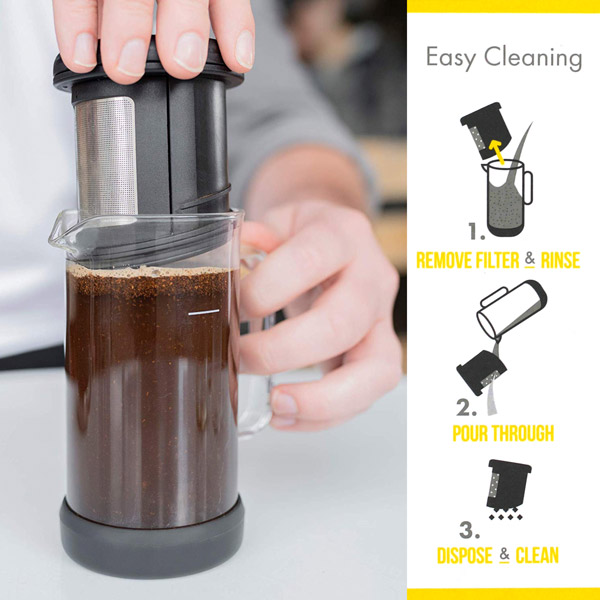 バリスタ&コー ワンブリュー コーヒーメーカー ブラック 350ml