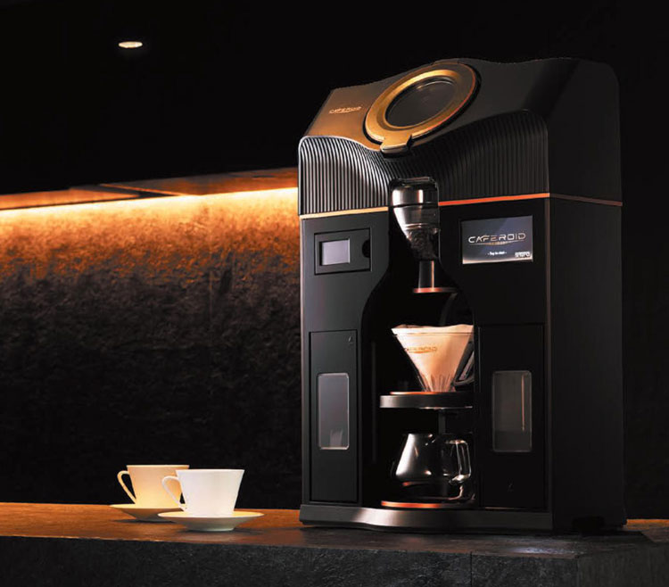 デザイン・焙煎機付き全自動コーヒーマシン カフェロイド 