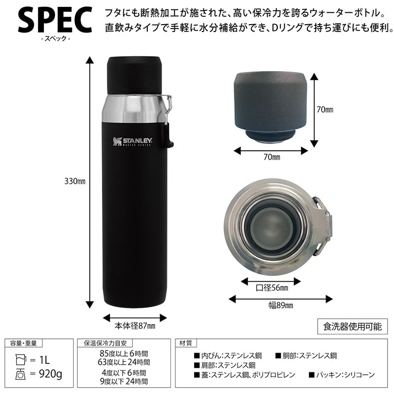 STANLEY スタンレー マスターシリーズ 真空ウォーターボトル 日本正規品