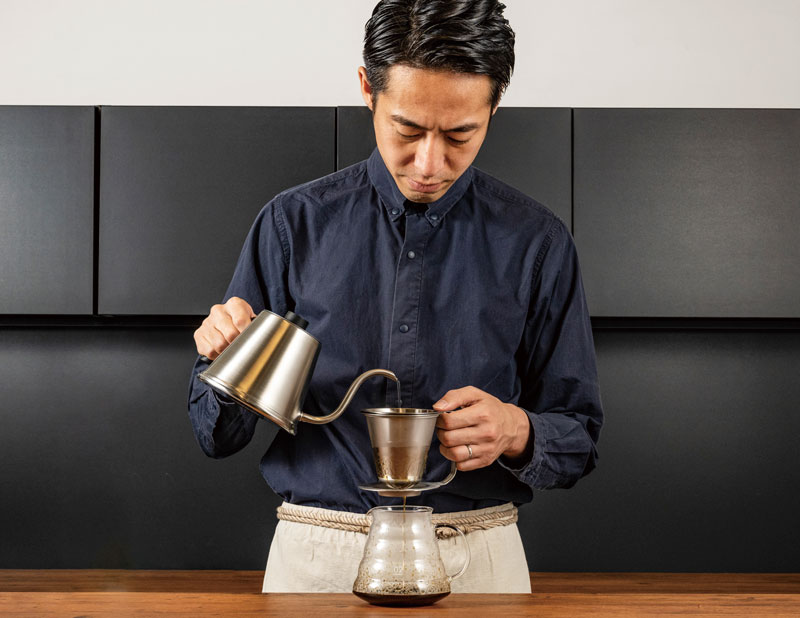 HARIO ハリオ ダブルステンレスドリッパー・粕谷モデル 1〜4杯用 KDD-02-HSV