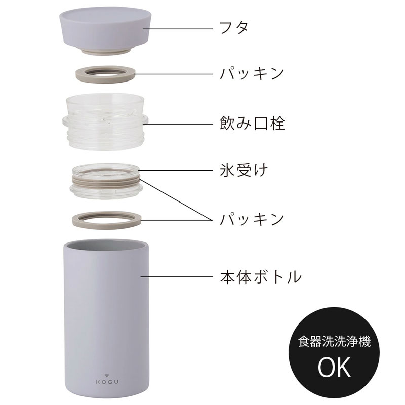 珈琲考具 テフロンマグボトル 240ml ステンレス真空二重構造